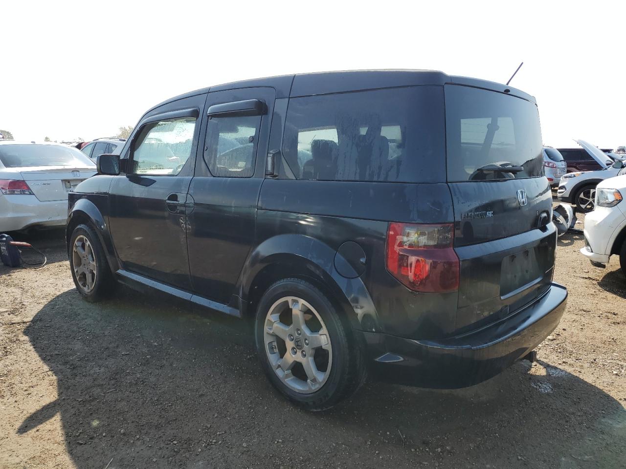 HONDA ELEMENT SC 2007 black  gas 5J6YH18947L000753 photo #3