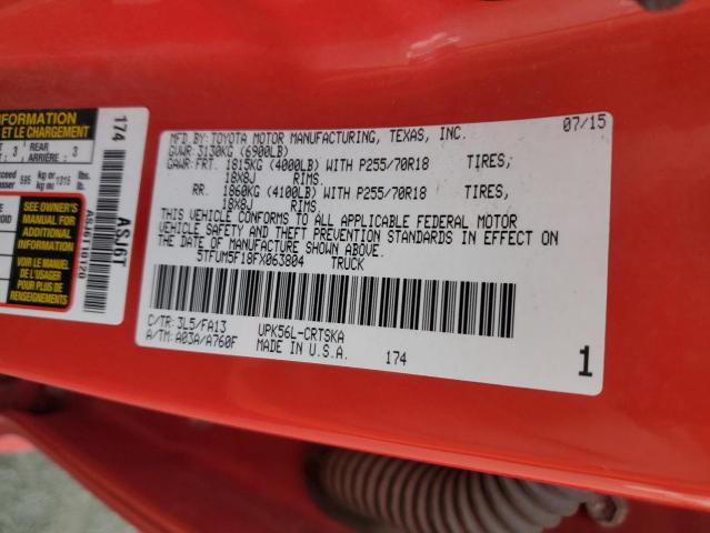 VIN 5TFUM5F18FX063804 2015 Toyota Tundra, Double Ca... no.12