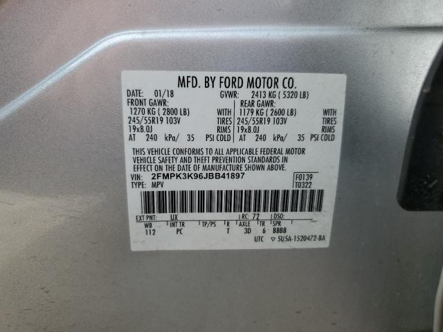 2018 FORD EDGE TITAN - 2FMPK3K96JBB41897