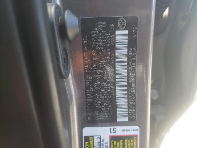2019 TOYOTA CAMRY L - 4T1B11HK2KU773755