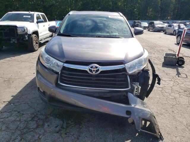 VIN 5TDKKRFH5ES011987 2014 Toyota Highlander, Xle no.5