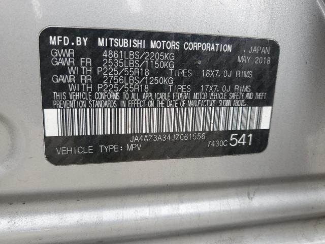 VIN JA4AZ3A34JZ061556 2018 Mitsubishi Outlander, SE no.14