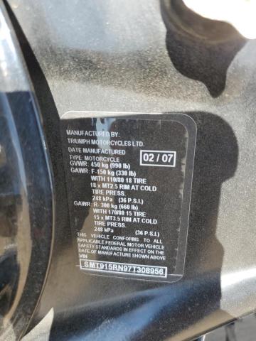 2007 TRIUMPH MOTORCYCLE SPEEDMSTR - SMT915RN97T308956