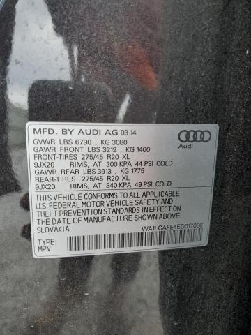 VIN WA1LGAFE4ED017086 2014 Audi Q7, Premium Plus no.13