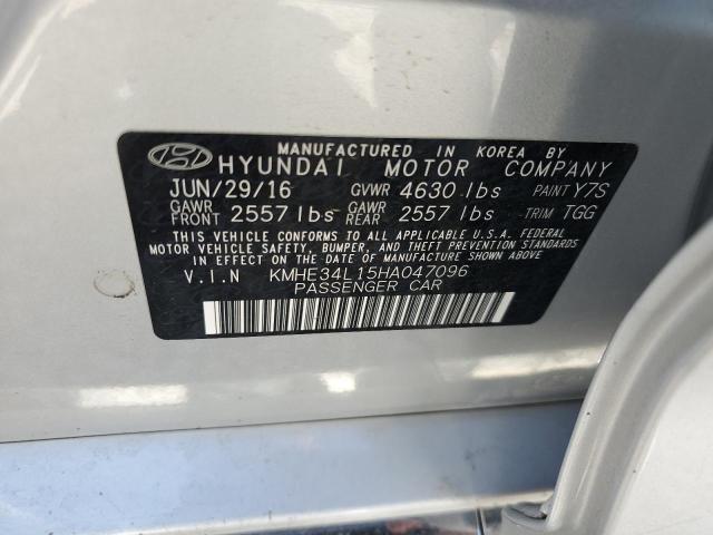 2017 HYUNDAI SONATA HYB - KMHE34L15HA047096