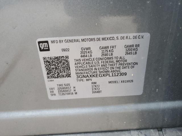2023 CHEVROLET EQUINOX LT - 3GNAXKEGXPL112309