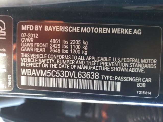 VIN WBAVM5C53DVL63638 2013 BMW X1, Xdrive35I no.12