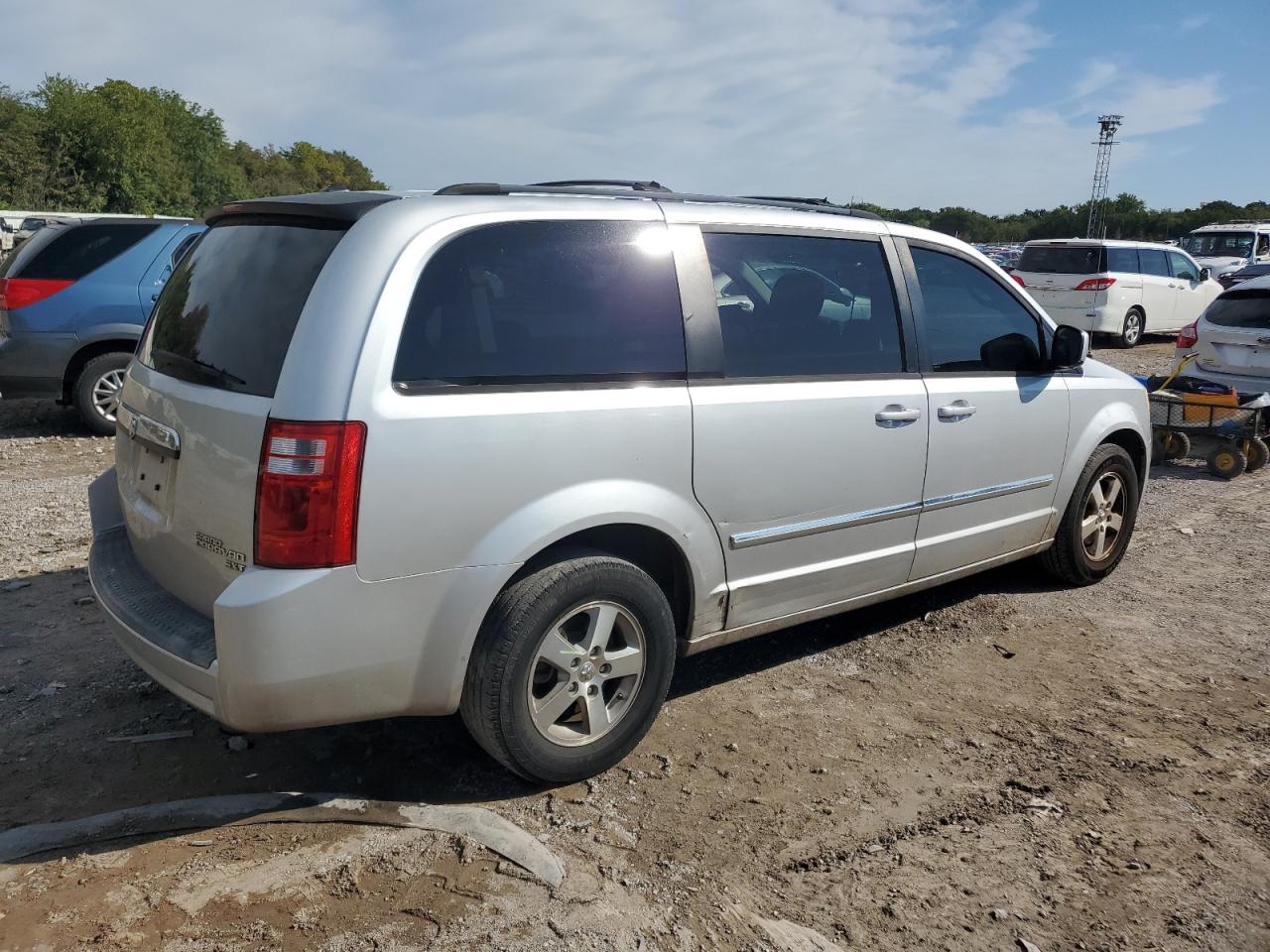 DODGE GRAND CARA 2009 silver  gas 2D8HN54159R667056 photo #4