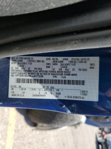 2020 FORD RANGER XL - 1FTER1EH9LLA77226