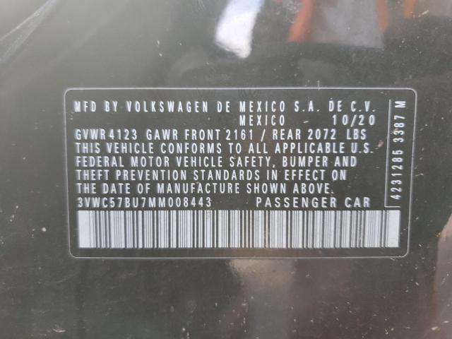2021 VOLKSWAGEN JETTA S - 3VWC57BU7MM008443