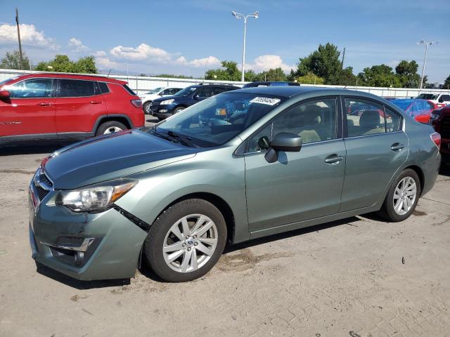 SUBARU IMPREZA PR 2016 green  gas JF1GJAB61GH003865 photo #1