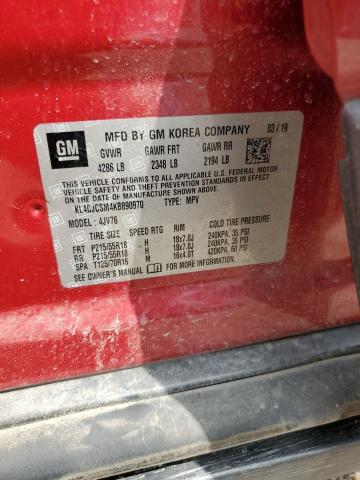 VIN KL4CJCSM4KB890970 2019 Buick Encore, Essence no.13