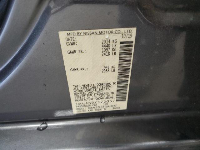 2020 NISSAN ALTIMA SR - 1N4AL4CV5LC172057