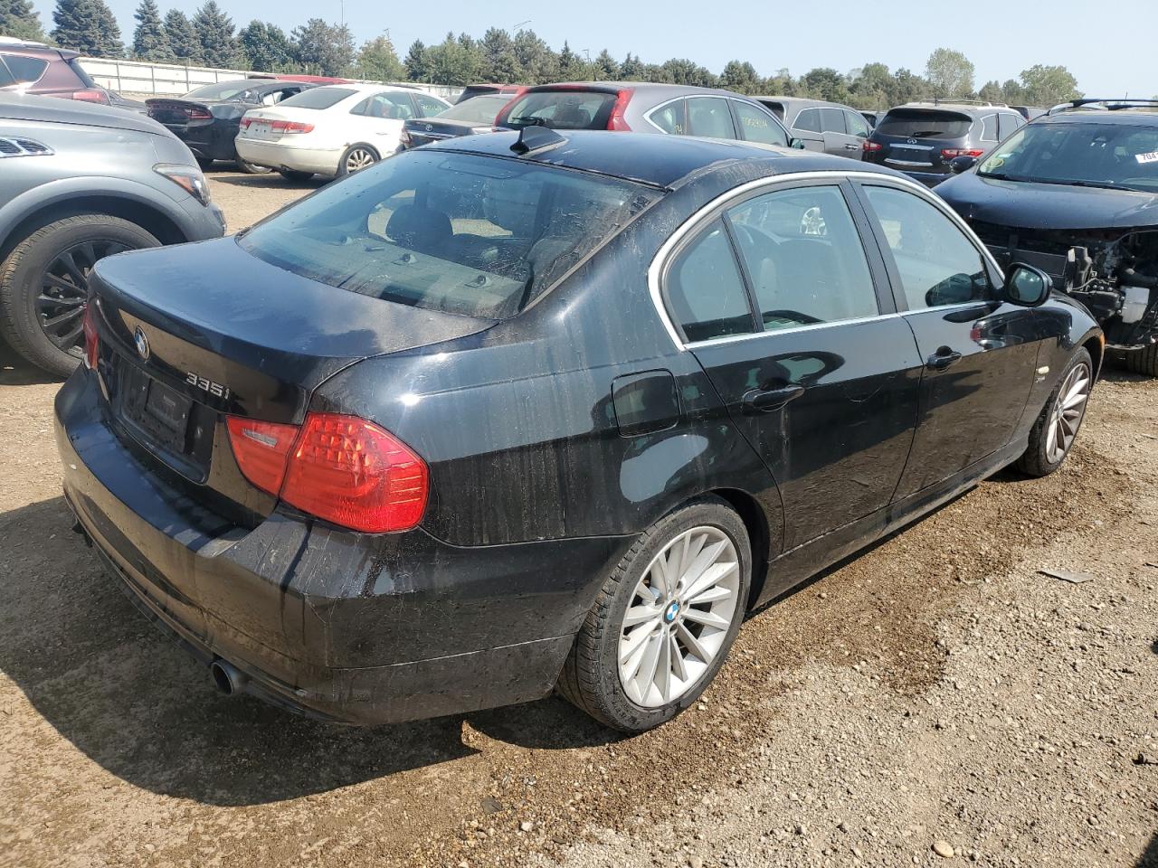 BMW 335 XI 2011 black  gas WBAPL5C56BA921496 photo #4