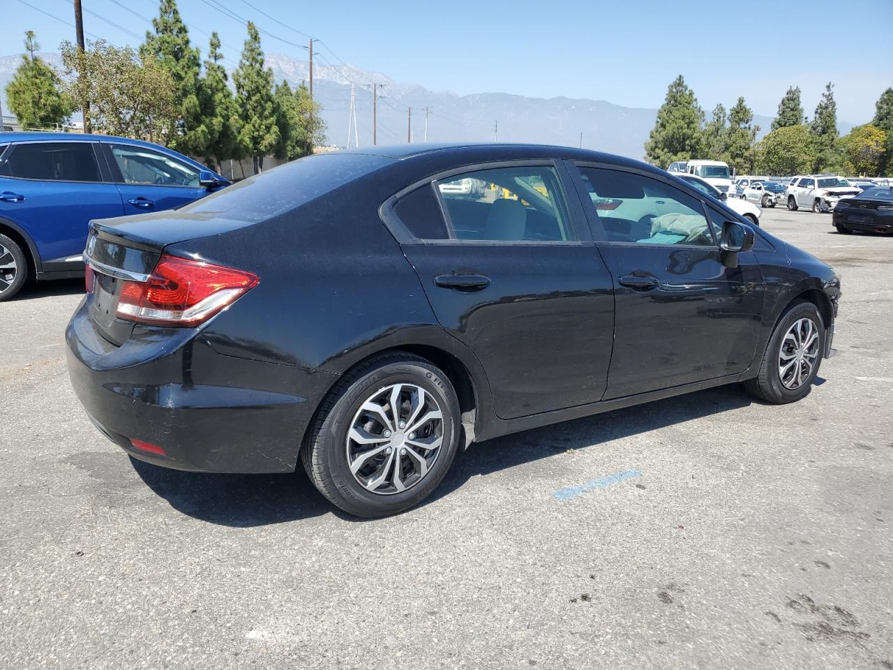 Lot #2872463575 2014 HONDA CIVIC LX