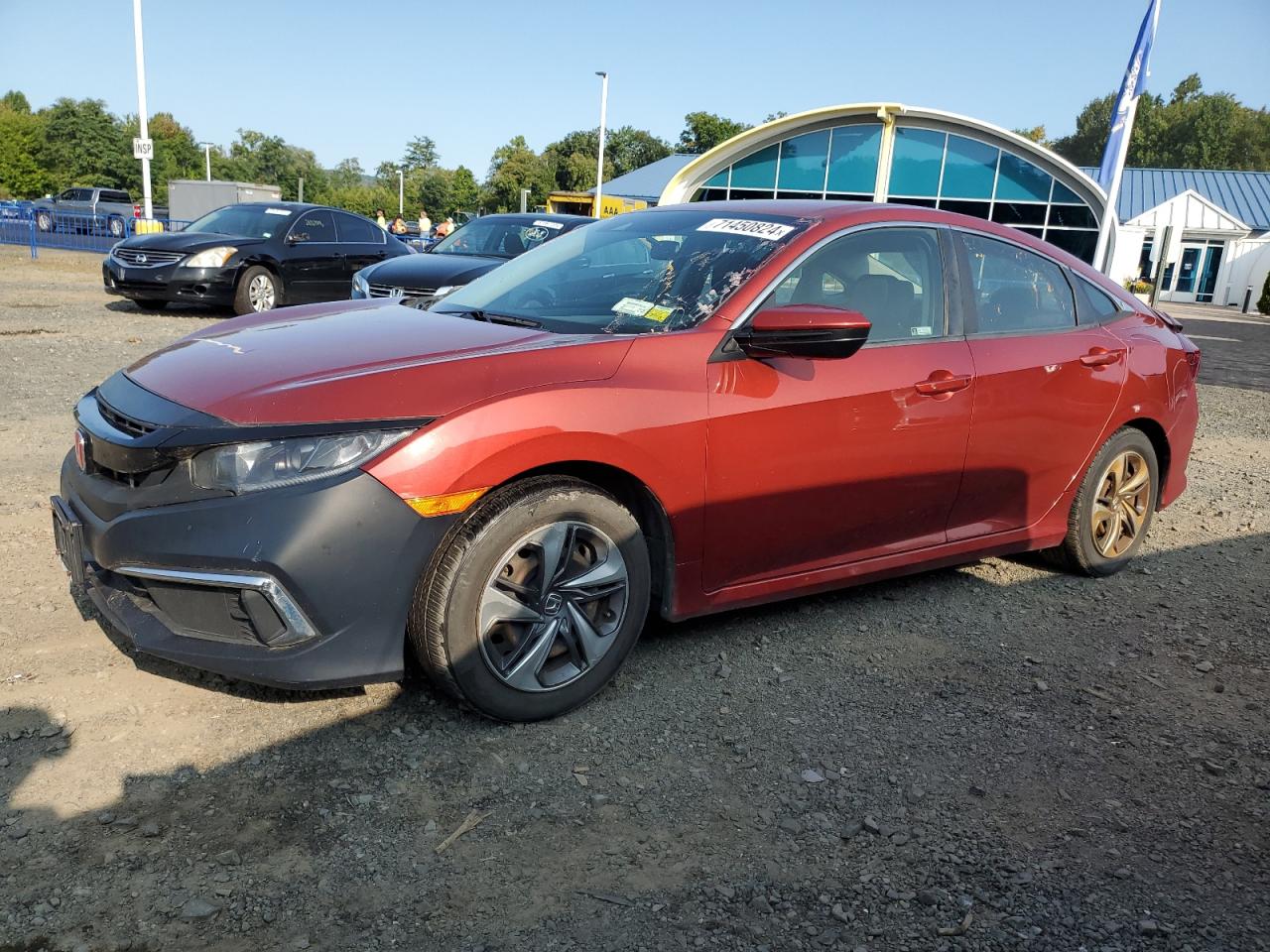 Lot #2825462061 2019 HONDA CIVIC LX