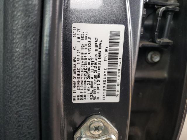 VIN 5J6TF1H50DL002167 2013 Honda Crosstour, Exl no.12