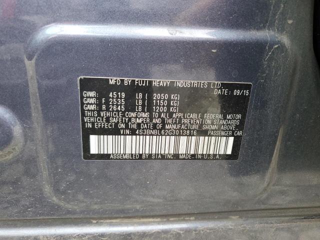 2016 SUBARU LEGACY 2.5 - 4S3BNBL62G3013816
