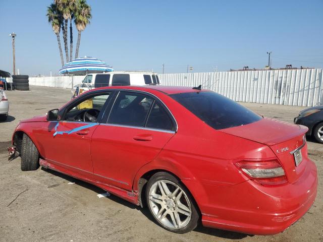 MERCEDES-BENZ C 350 2008 red  gas WDDGF56X78F065716 photo #3