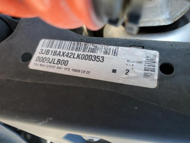 2020 CAN-AM MAVERICK S - 3JB1BAX42LK000353