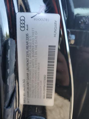 2017 AUDI A3 PREMIUM - WAUGUGFF5H1074962