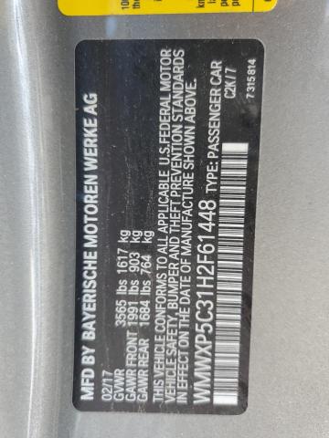 2017 MINI COOPER - WMWXP5C31H2F61448