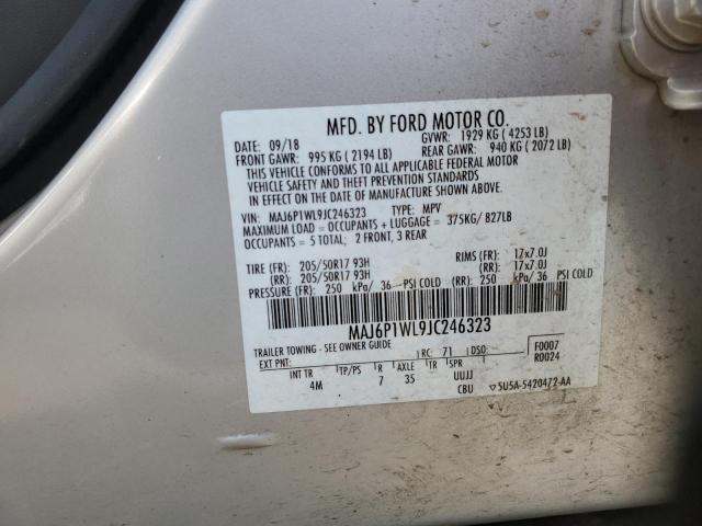 2018 FORD ECOSPORT T - MAJ6P1WL9JC246323