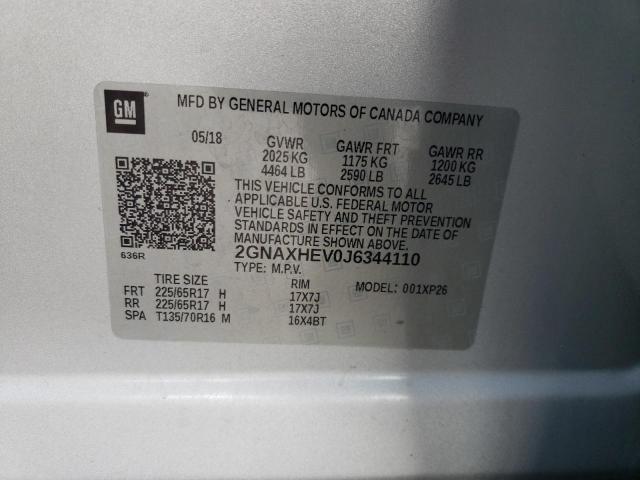 2018 CHEVROLET EQUINOX LS - 2GNAXHEV0J6344110