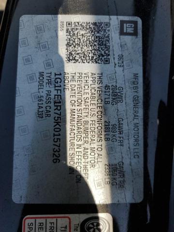 2019 CHEVROLET CAMARO SS - 1G1FE1R75K0157326