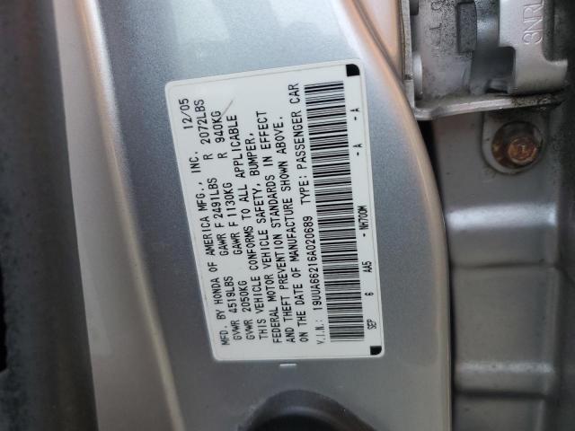 2006 ACURA 3.2TL 19UUA66216A020689  71777914