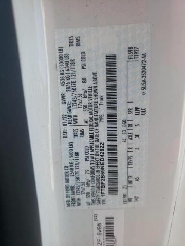 2022 FORD F250 SUPER - 1FTBF2B69NED42822