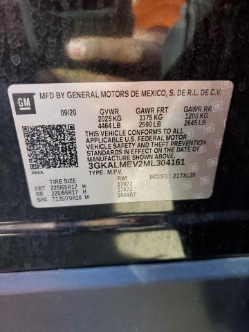 VIN 3GKALMEV2ML304161 2021 GMC Terrain, Sle no.12