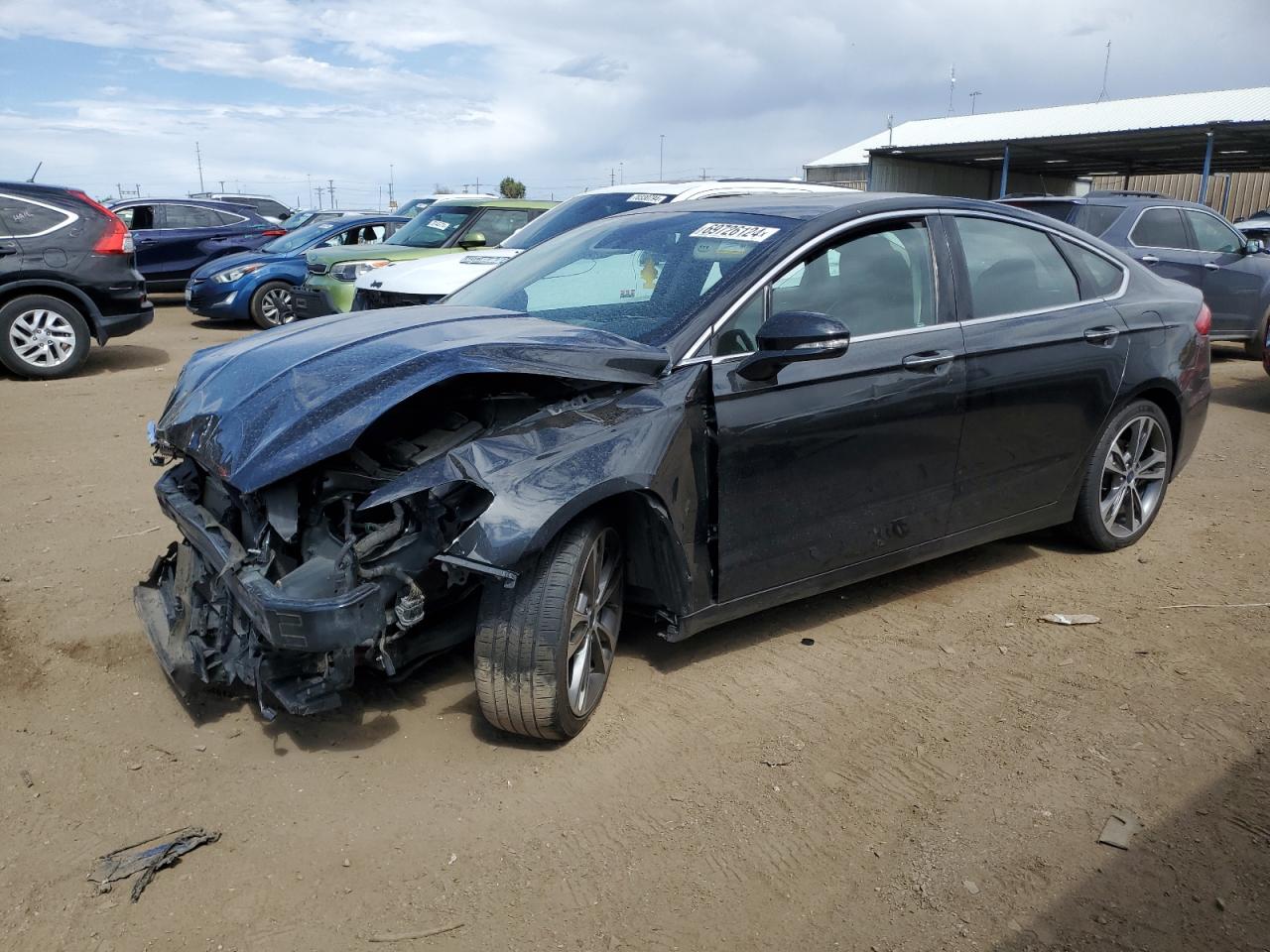 Lot #3004365722 2020 FORD FUSION TIT