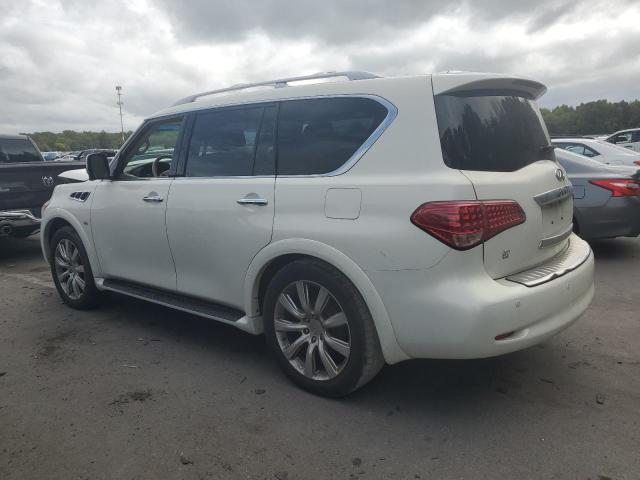 INFINITI QX80 2014 white  gas JN8AZ2NC7E9351553 photo #3