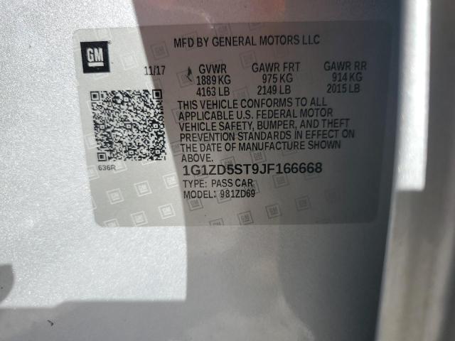 2018 CHEVROLET MALIBU LT - 1G1ZD5ST9JF166668