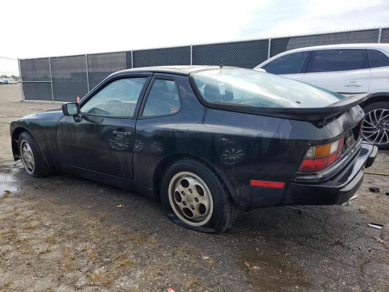 PORSCHE 944 1987 black coupe gas WP0AB0942HN475667 photo #3