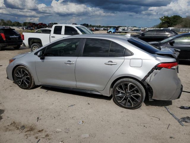 TOYOTA COROLLA SE 2021 silver  gas JTDS4MCE8MJ065478 photo #3