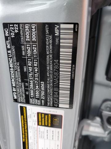2022 MERCEDES-BENZ GLE 350 - 4JGFB4JB1NA587804