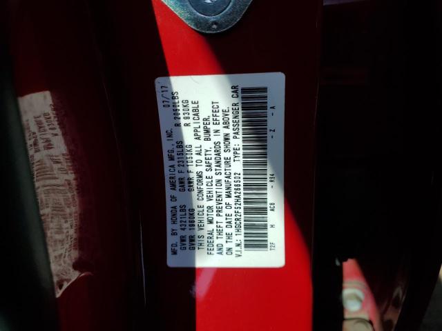 2017 HONDA ACCORD SPO - 1HGCR2F52HA266502