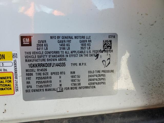 2015 GMC ACADIA SLT - 1GKKRRKD0FJ144335