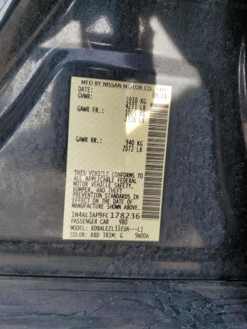 2015 NISSAN ALTIMA 2.5 - 1N4AL3AP9FC178236