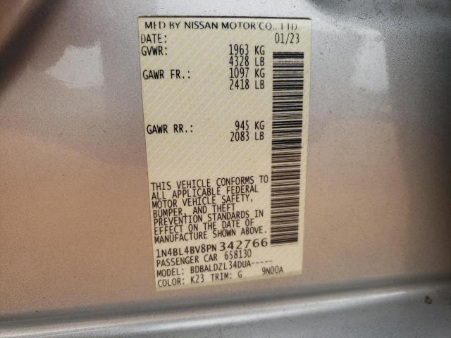 2023 NISSAN ALTIMA S - 1N4BL4BV8PN342766
