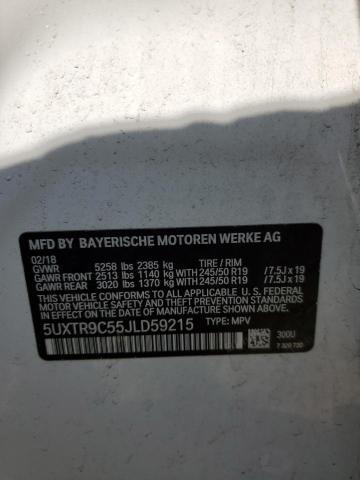 2018 BMW X3 XDRIVE3 - 5UXTR9C55JLD59215