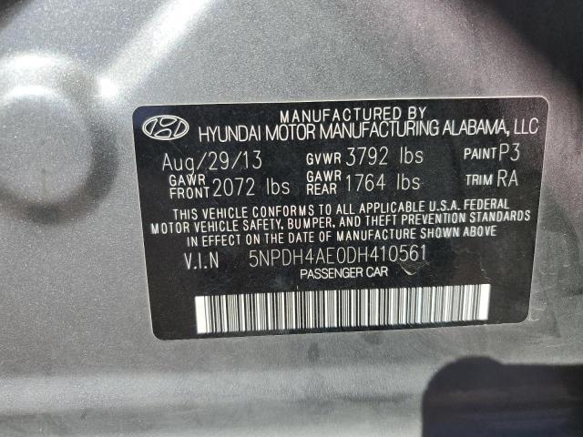 VIN 5NPDH4AE0DH410561 2013 Hyundai Elantra, Gls no.13