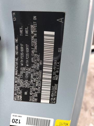 2015 TOYOTA SIENNA XLE - 5TDYK3DC2FS566685