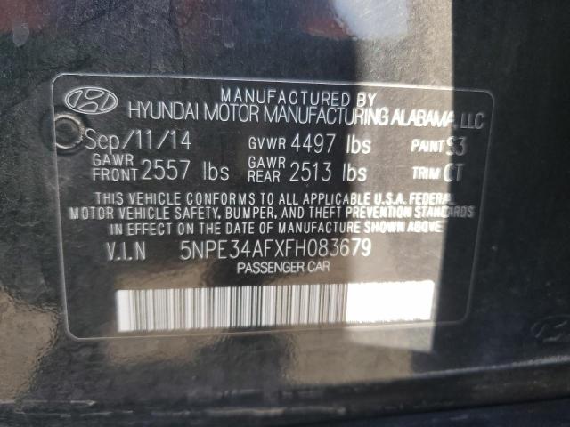 VIN 5NPE34AFXFH083679 2015 Hyundai Sonata, Sport no.13