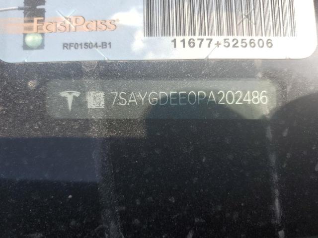 2023 TESLA MODEL Y - 7SAYGDEE0PA202486