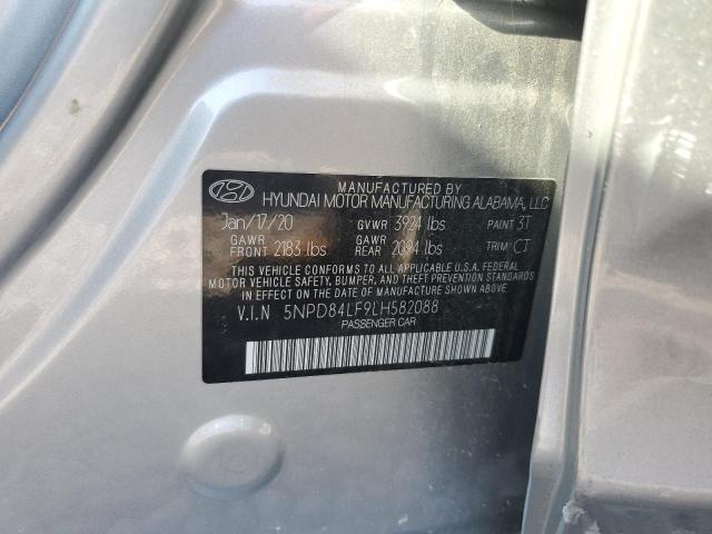 VIN 5NPD84LF9LH582088 2020 Hyundai Elantra, Sel no.12