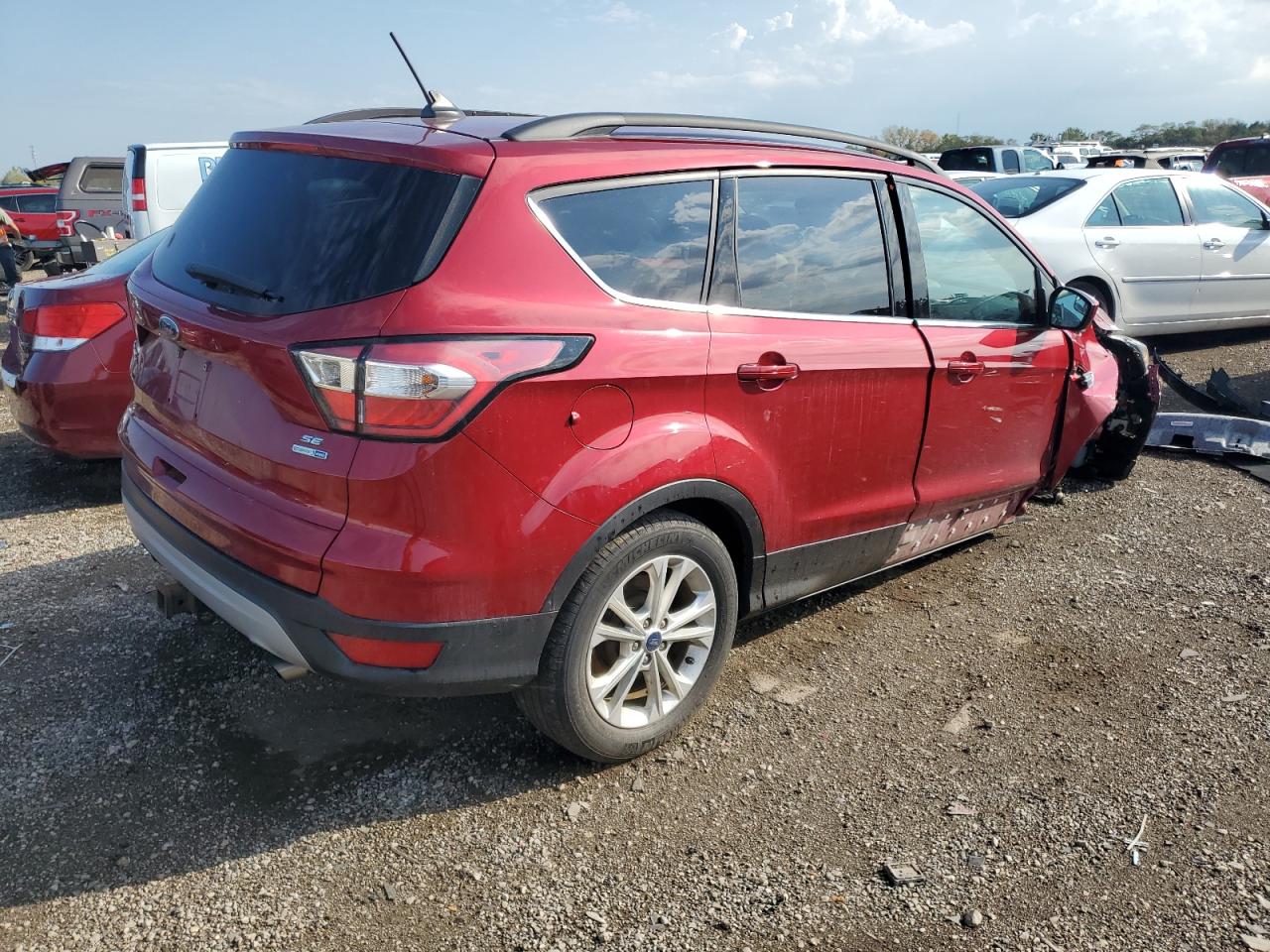 Lot #3009109457 2018 FORD ESCAPE SE