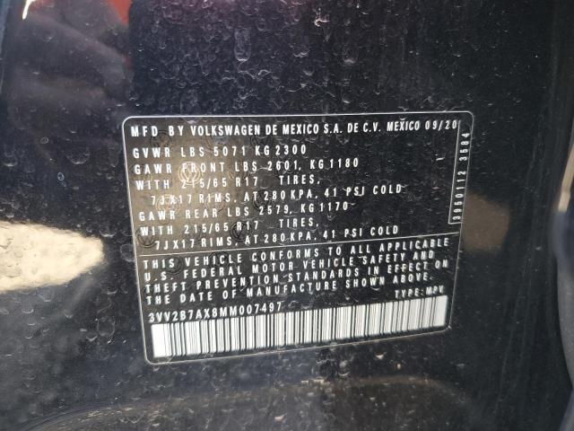 2021 VOLKSWAGEN TIGUAN SE - 3VV2B7AX8MM007497